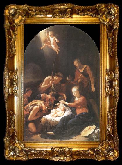 framed  Adriaen van der werff The adoracion of the shepherds, ta009-2